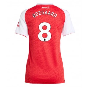 Arsenal Martin Odegaard #8 Replika Hjemmebanetrøje Dame 2025-26 Kortærmet